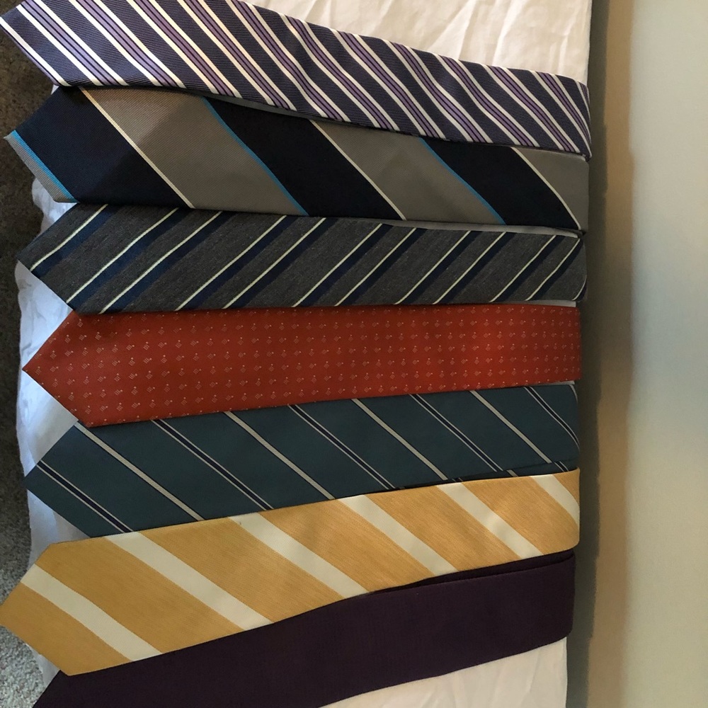 Banana Republic neck ties lot of 7